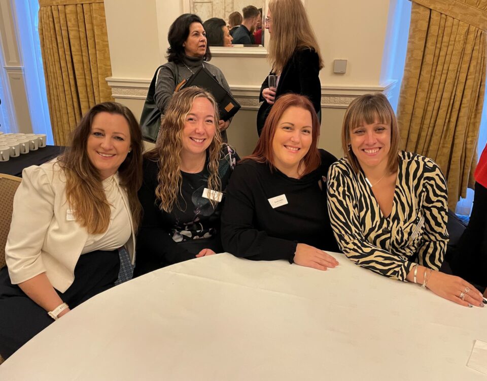 Sarah Grafham, Katy Sykes, Sarah Uddin and Lyndsey Corby at the Women in Sales Awards