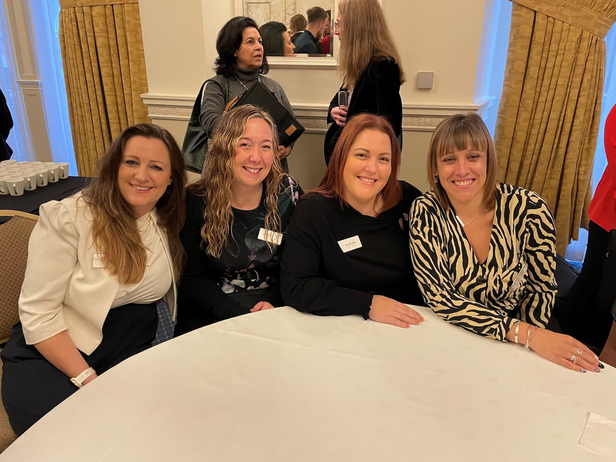 Sarah Grafham, Katy Sykes, Sarah Uddin and Lyndsey Corby at the Women in Sales Awards