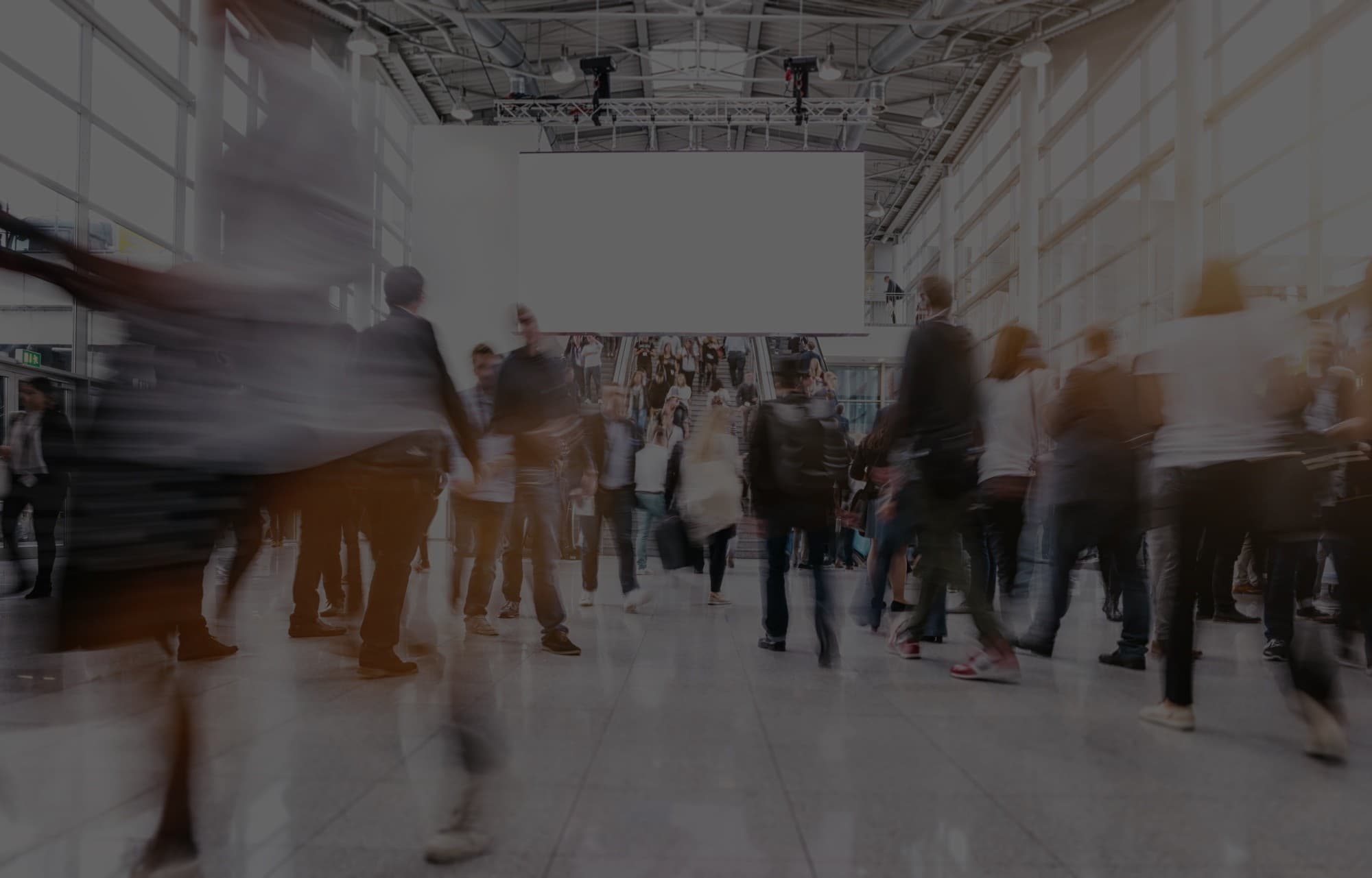 A crowd of people at an event