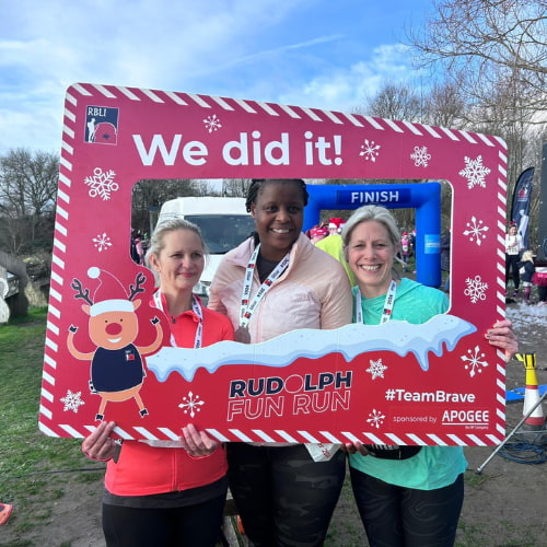 RBVE's Rudolph Fun Run Apogee