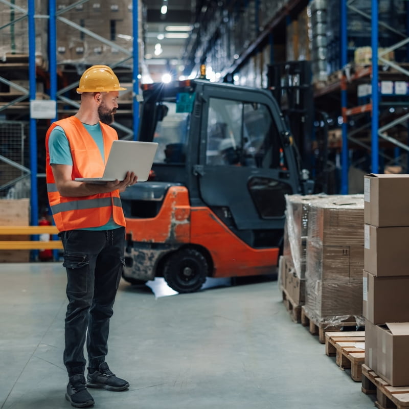 Production Print magnifying glass over photos