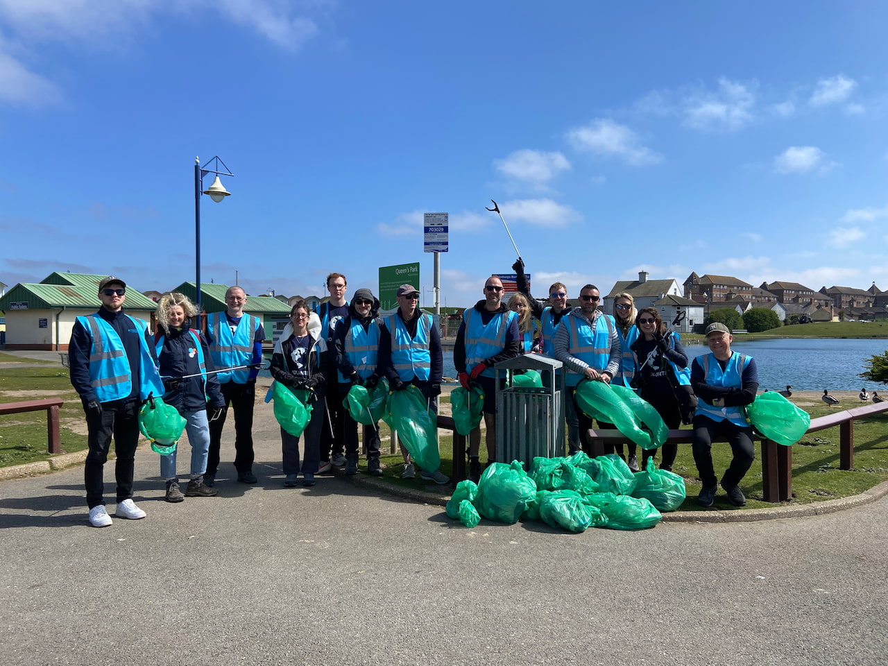Production Print magnifying glass over photos